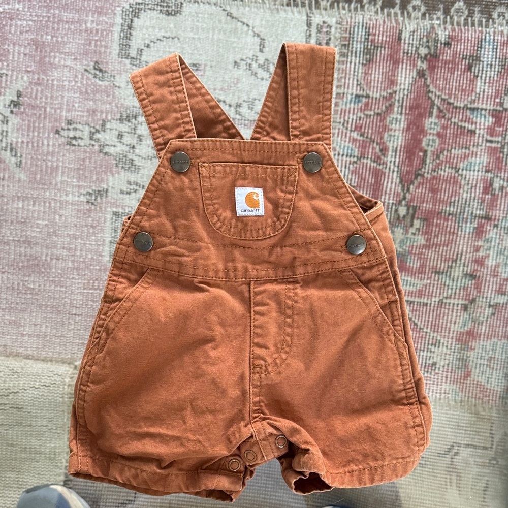 Carhartt Kids Brown Overalls - Picture 4 of 6